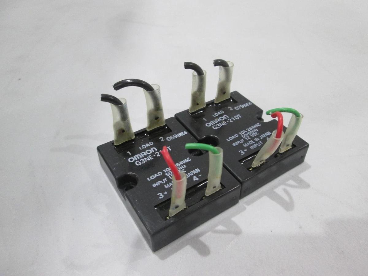 Used Omron, G3NE-210T, Solid State Relay, Used, Lot of 2