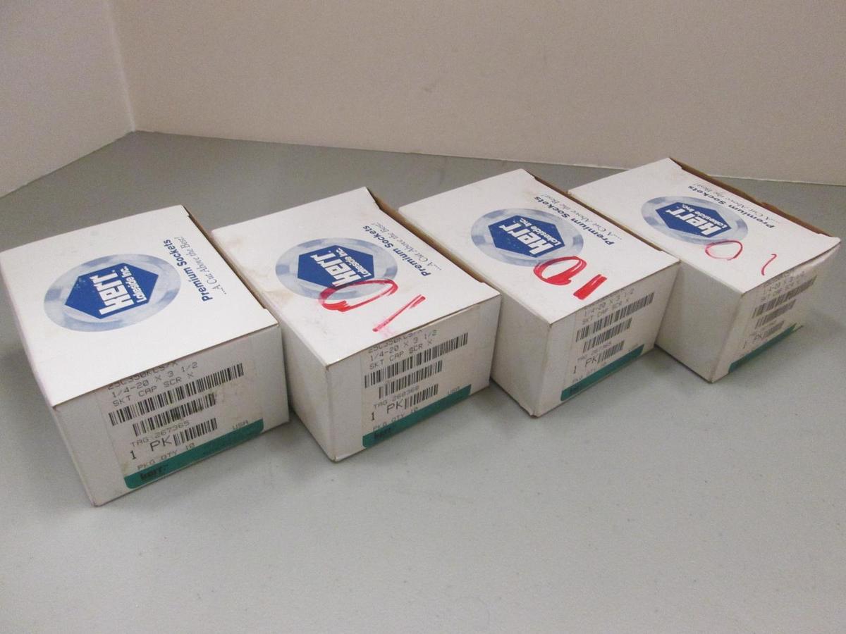 Used Kerr 1/4 - 20 x 3 1/2  Socket Head Cap Screw, Lot of 40 Pieces