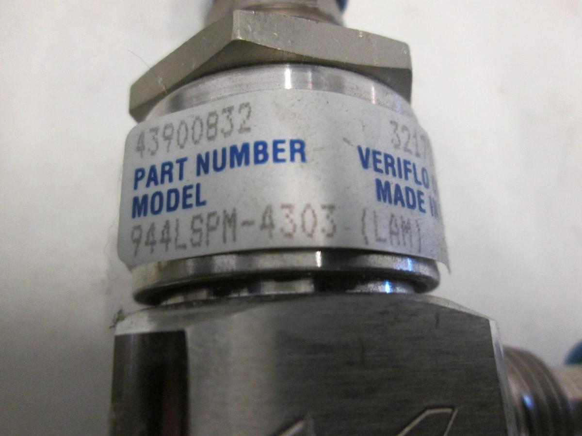 Used Veriflo, Manual Diaphragm Valve, 944LSPM-4303, Used, Lot of 4