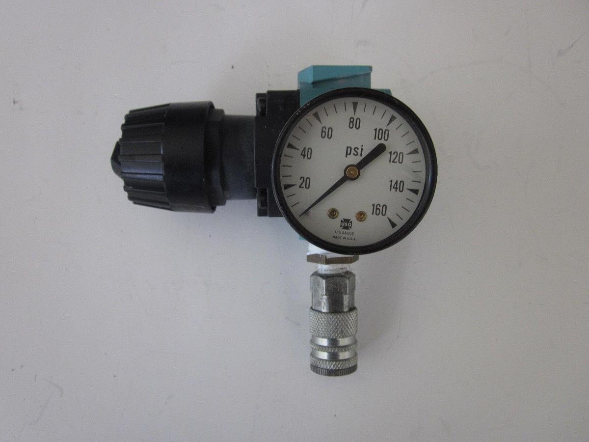Used DIXON R16-04R REGULATOR WITH CONNECTOR AND GAUGE
