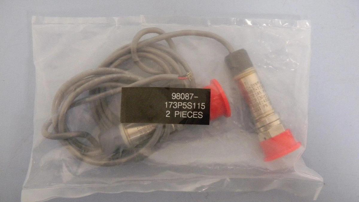 Used ITT Neo Dynamics 98087-173P5S115 Pressure Switch, Proof: 4500PSIG, Lot of 2