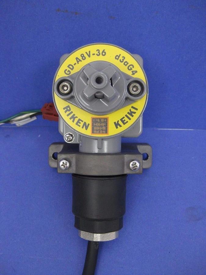 Used Riken Keiki GD-A8V-36 TEL FNC Side Gas Sensor