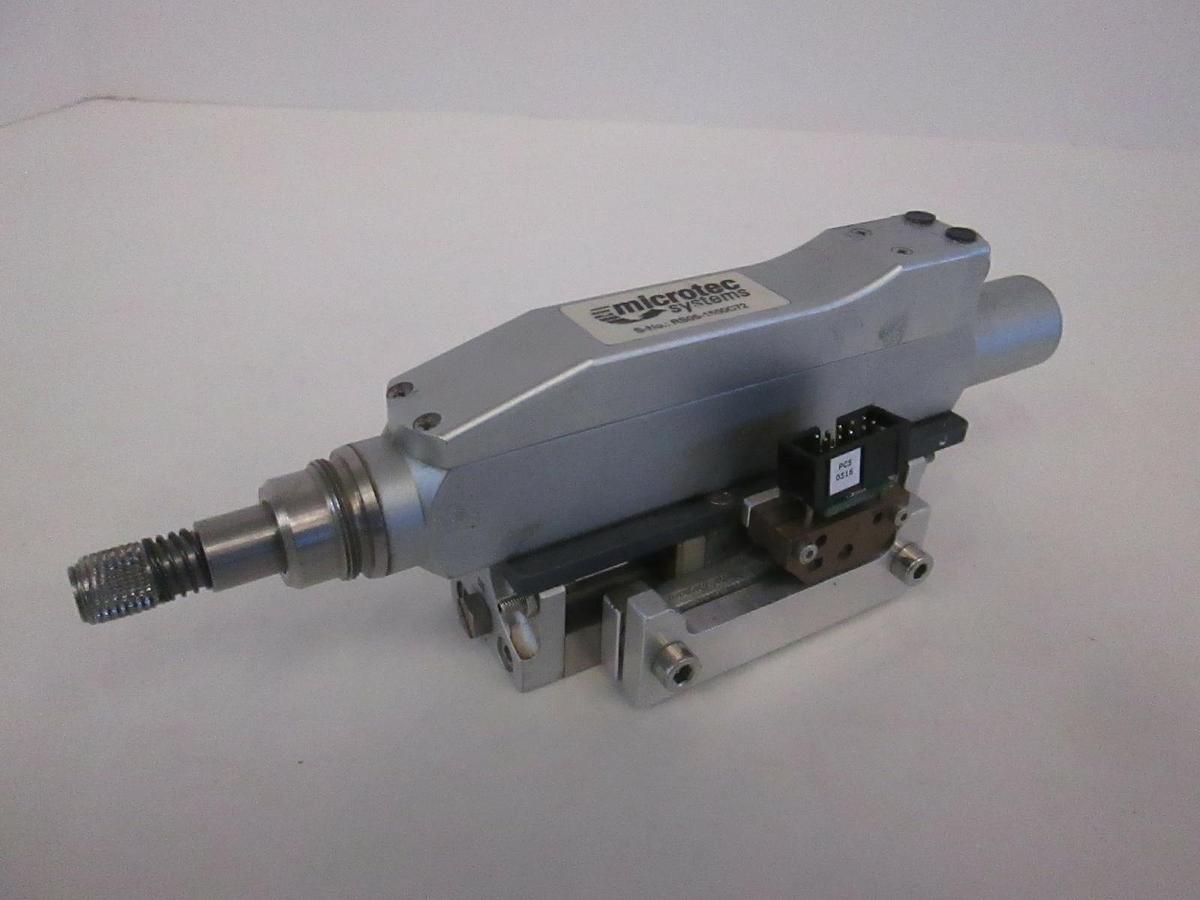 Used Microtec Systems, RS05 Microdrive RS Transducerized Screw w/ SMC MXP10-20, Used
