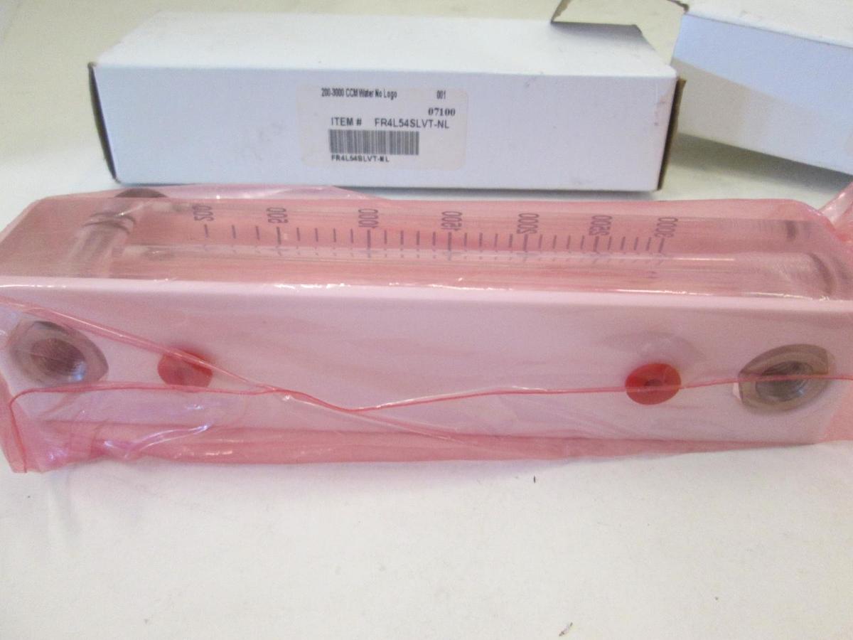 VWR, FR4L54SLVT-NL, Flowmeter, 200-3000CCM for Water, New, Lot of 2