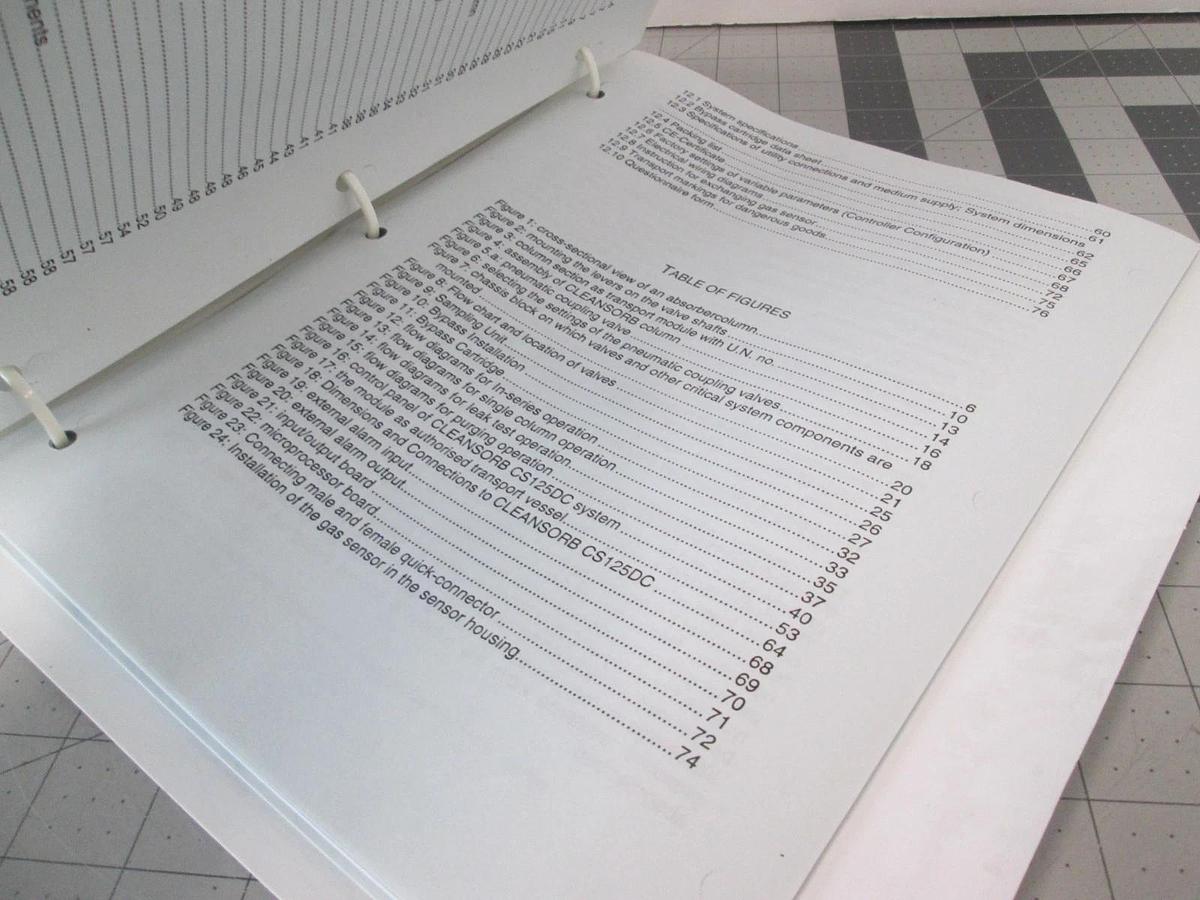 Used Cleansorb, CS125DC Motorola Operating Manual/On Semi, Used