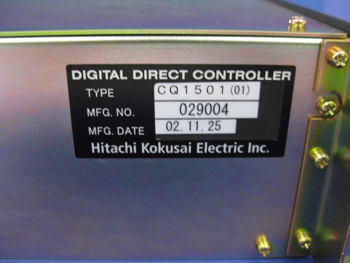Used Hitachi Kokusai Electric CQ1501 Digital Direct Controller vertical furnace