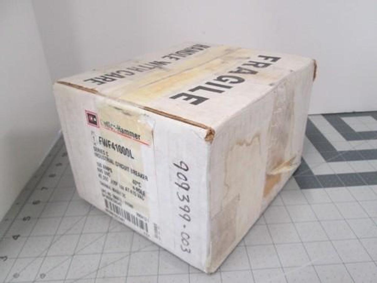 Used Cutler-Hammer, FWF41000L, Series C, 100A, 690VAC, 4 Pole, New
