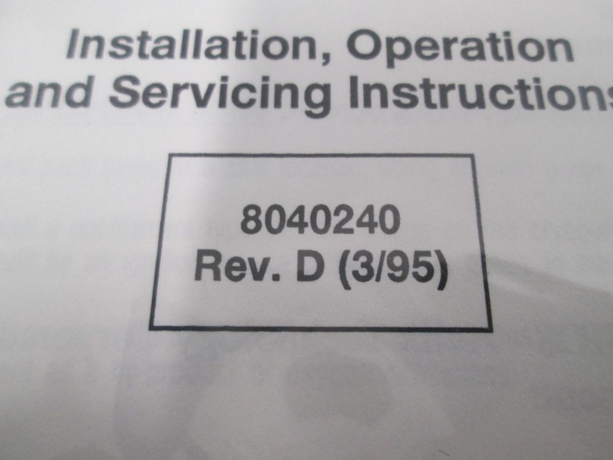 Used Cryogenics, 100, 7, 8 and 8F, Installation, Operation,Service Instructions, Used