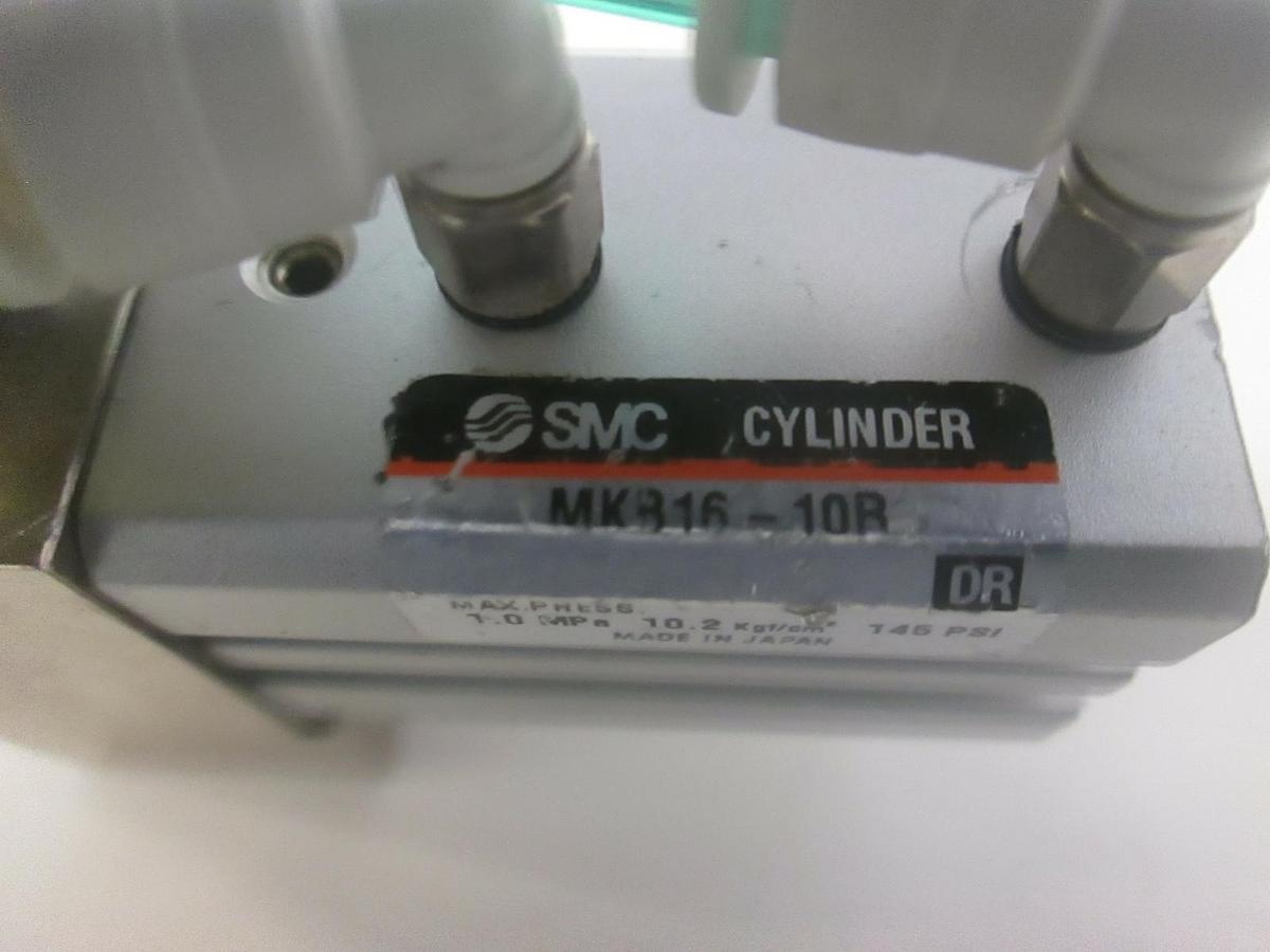 Used SMC, MKB16-10R, Rotary Clamp Cylinder, Used