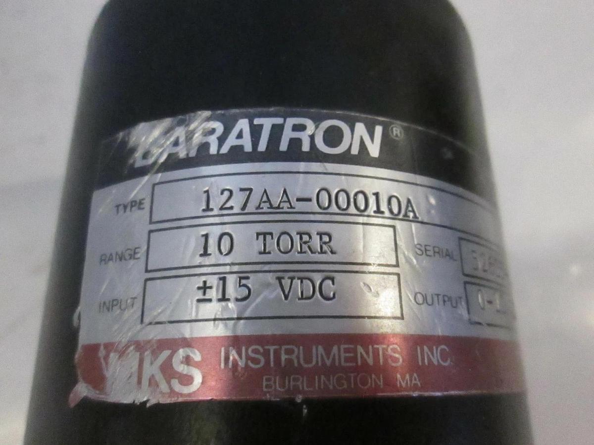 Used MKS Baratron 127AA-00010A, 10 TORR Type 127A Pressure Transducer, Used