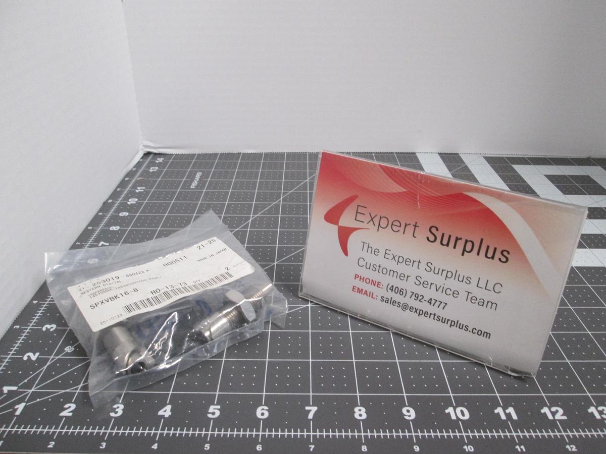 Used Misumi SPXVBK16-8 Stainless Steel Indexing Plunger M16 Lever Type Lot of 2