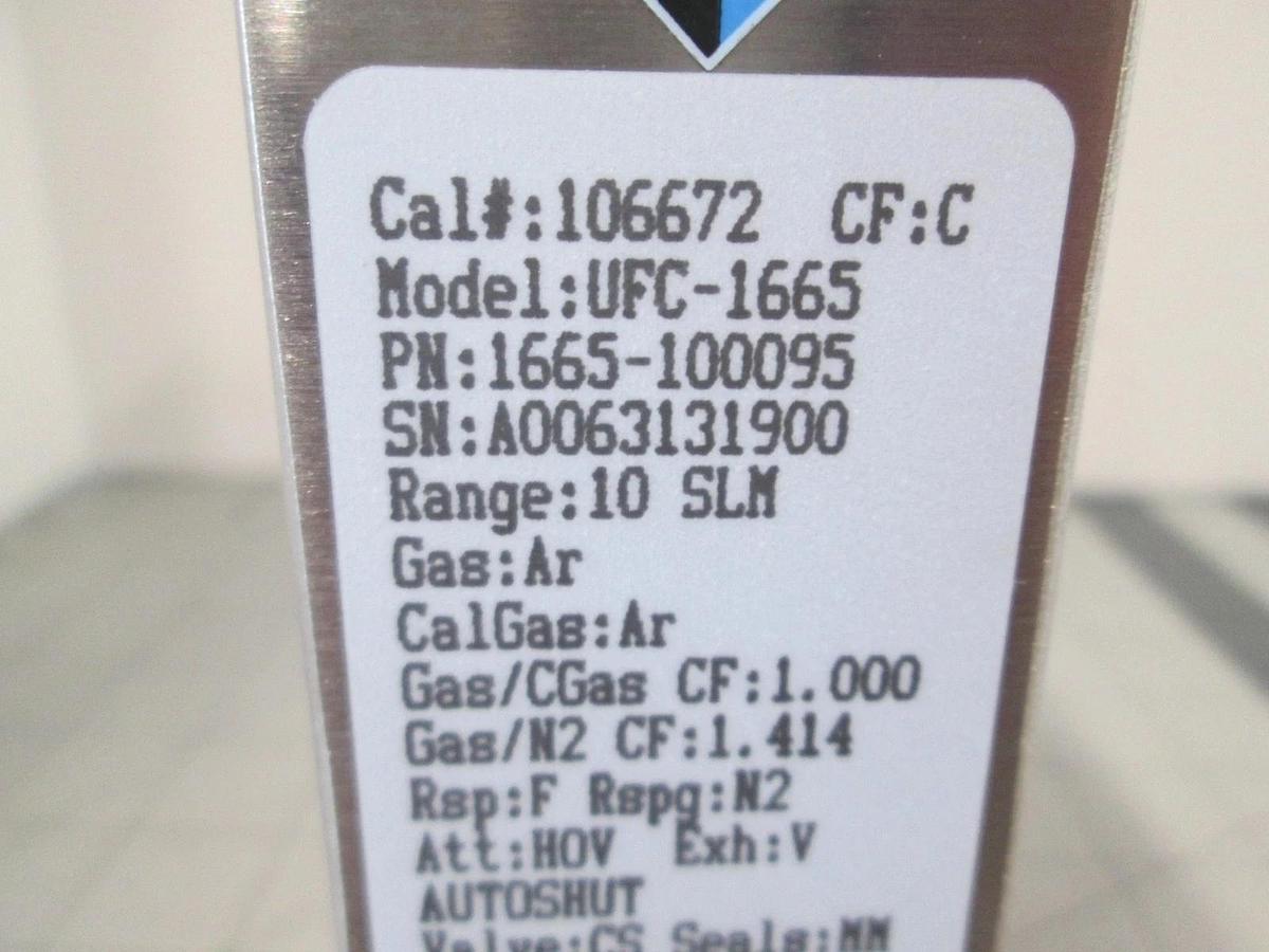 Unit, UFC-1665, Ar, 10 SLM, Mass Flow Controller, New