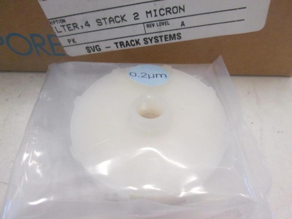 Millipore, WGFG04HP6, FILTER, 4 STACK 2 MICRON, New, Lot of 5 Filters