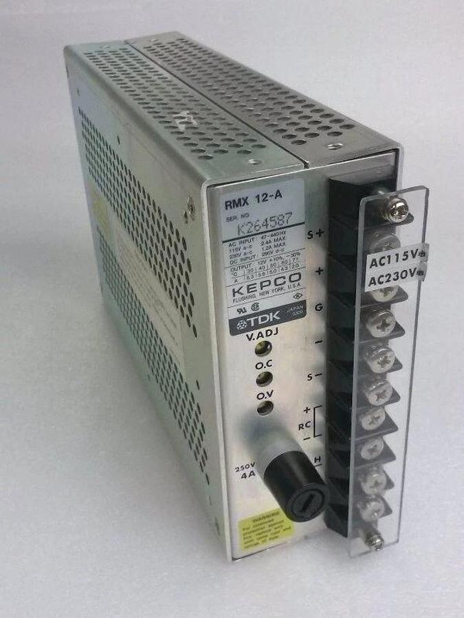 Used TDK Kepco RMX 12-A Switching Power Supply, Used