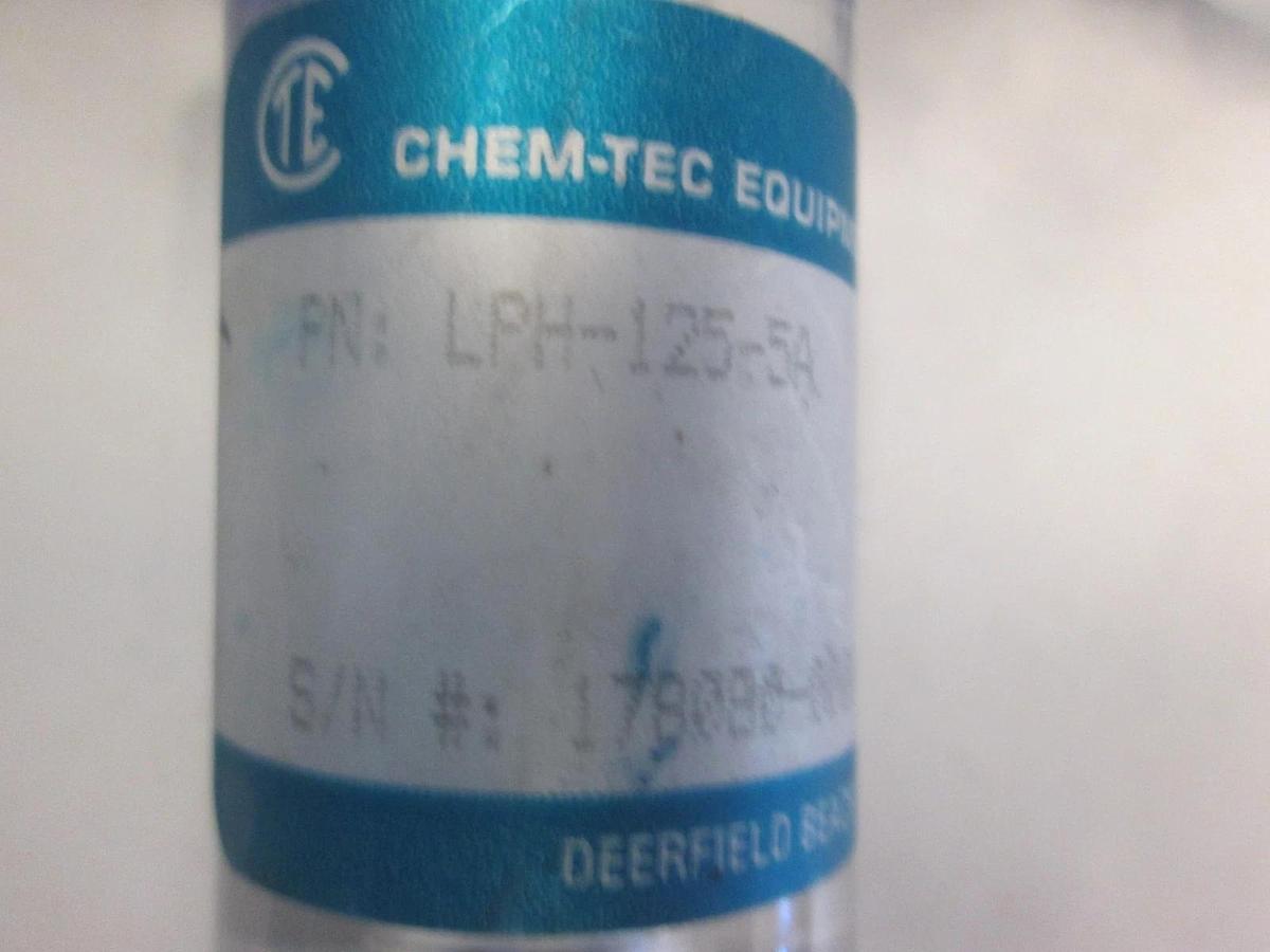 Used Chem-Tec, Flow Monitor, LPH-125-5A, Used, Lot of 2 rotometer