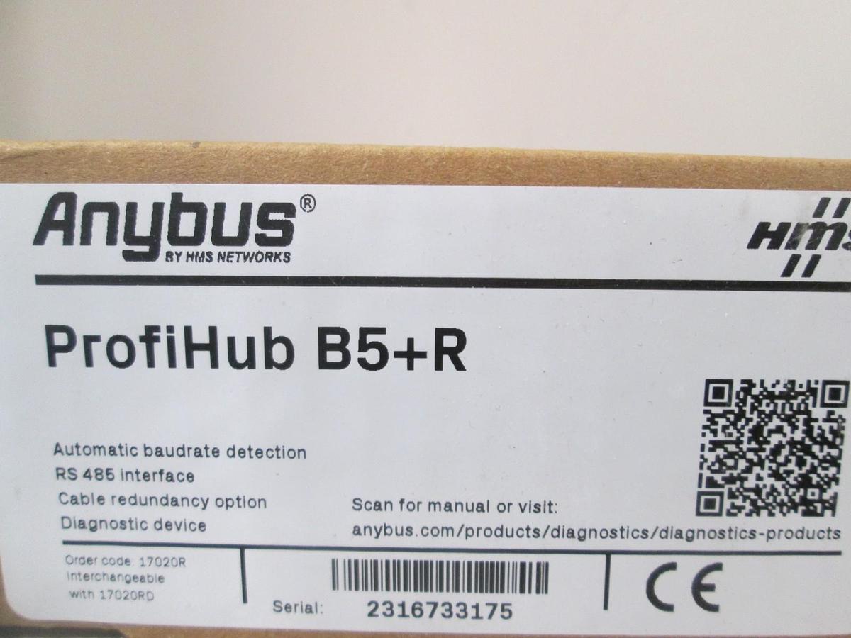 Anybus, ProfiHub B5+R, Network Hub, Repeater Module, New
