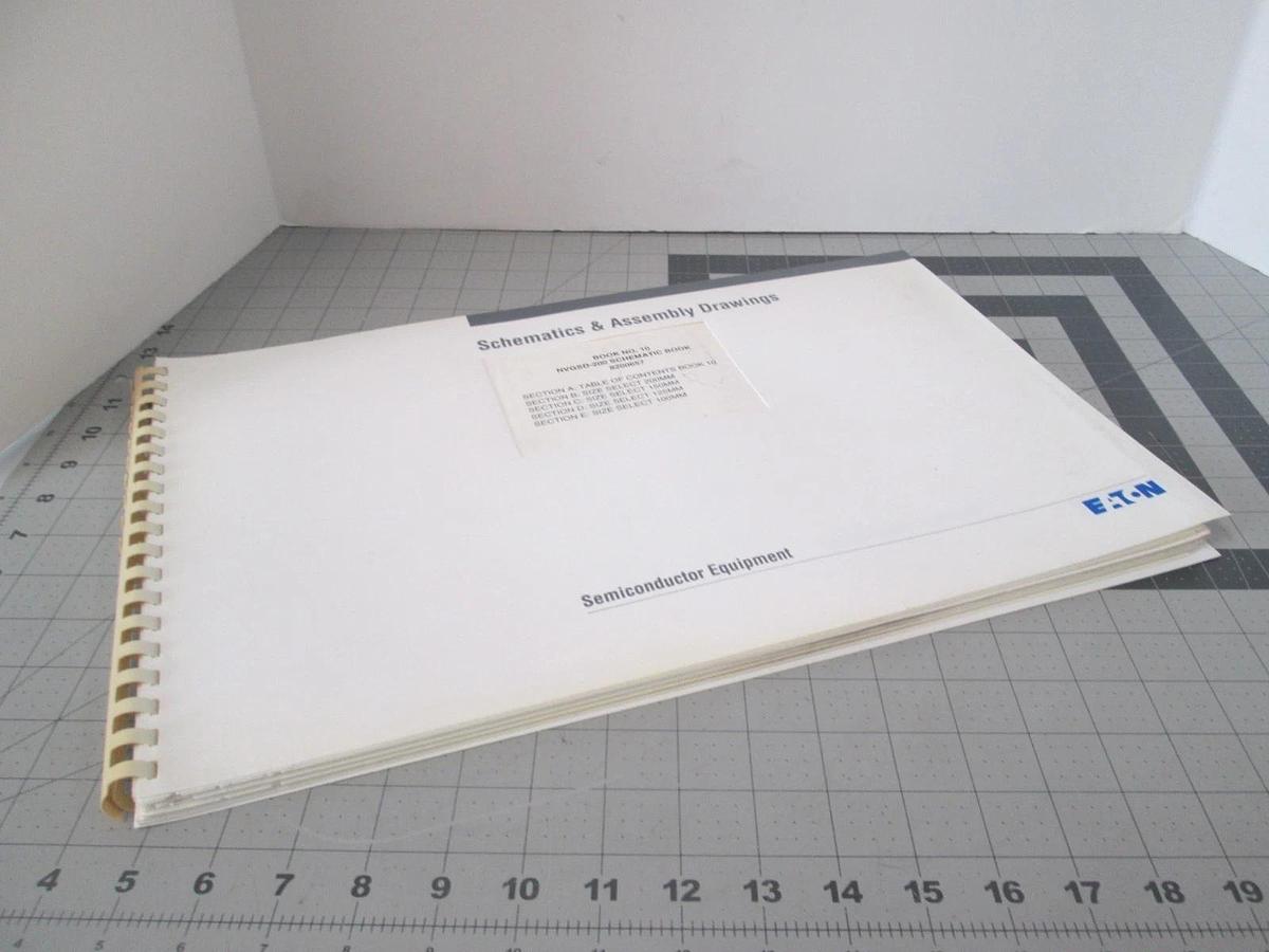Used Eaton, NVGSD-200, Book 10, Schematics and Assembly Drawings, Used