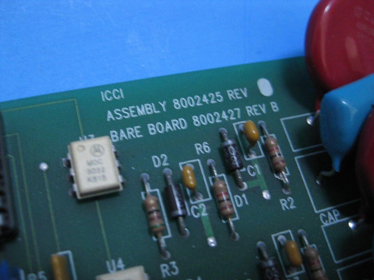 ICCI 8002425 TC Amp / Firing Card, No Amplifiers, Used