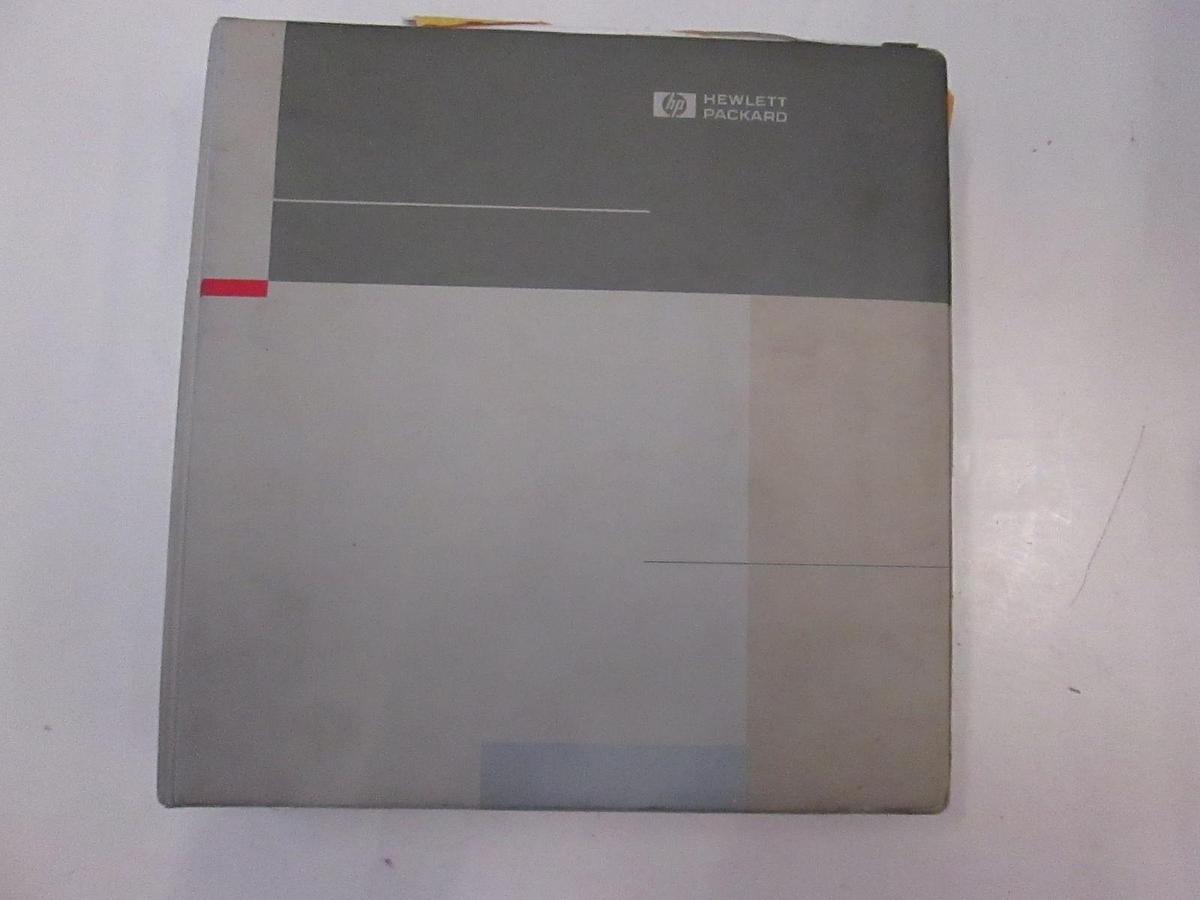 Used HP 16550A 100-MHz State/500MHz Timing Logic Analyzer Service Guide, Used