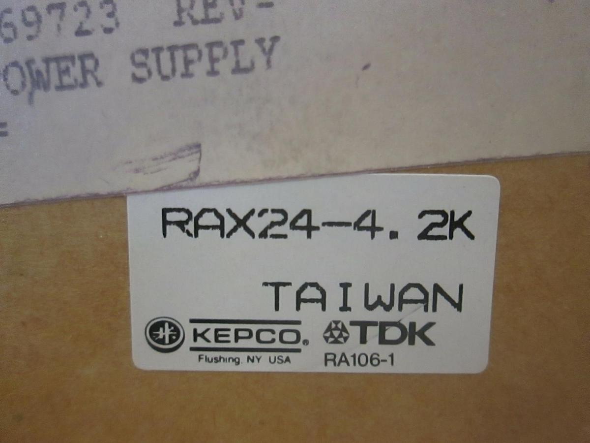 Used Kepco, Power Supply, RAX24-4.2K, New