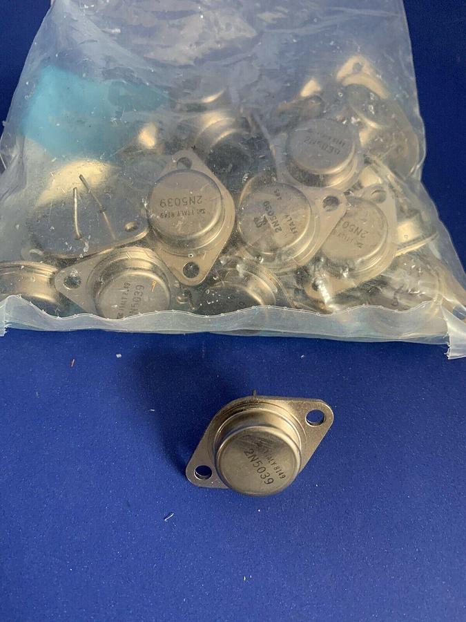 Used 2N5039 Silicon NPN Transistor Power, Lot of 30