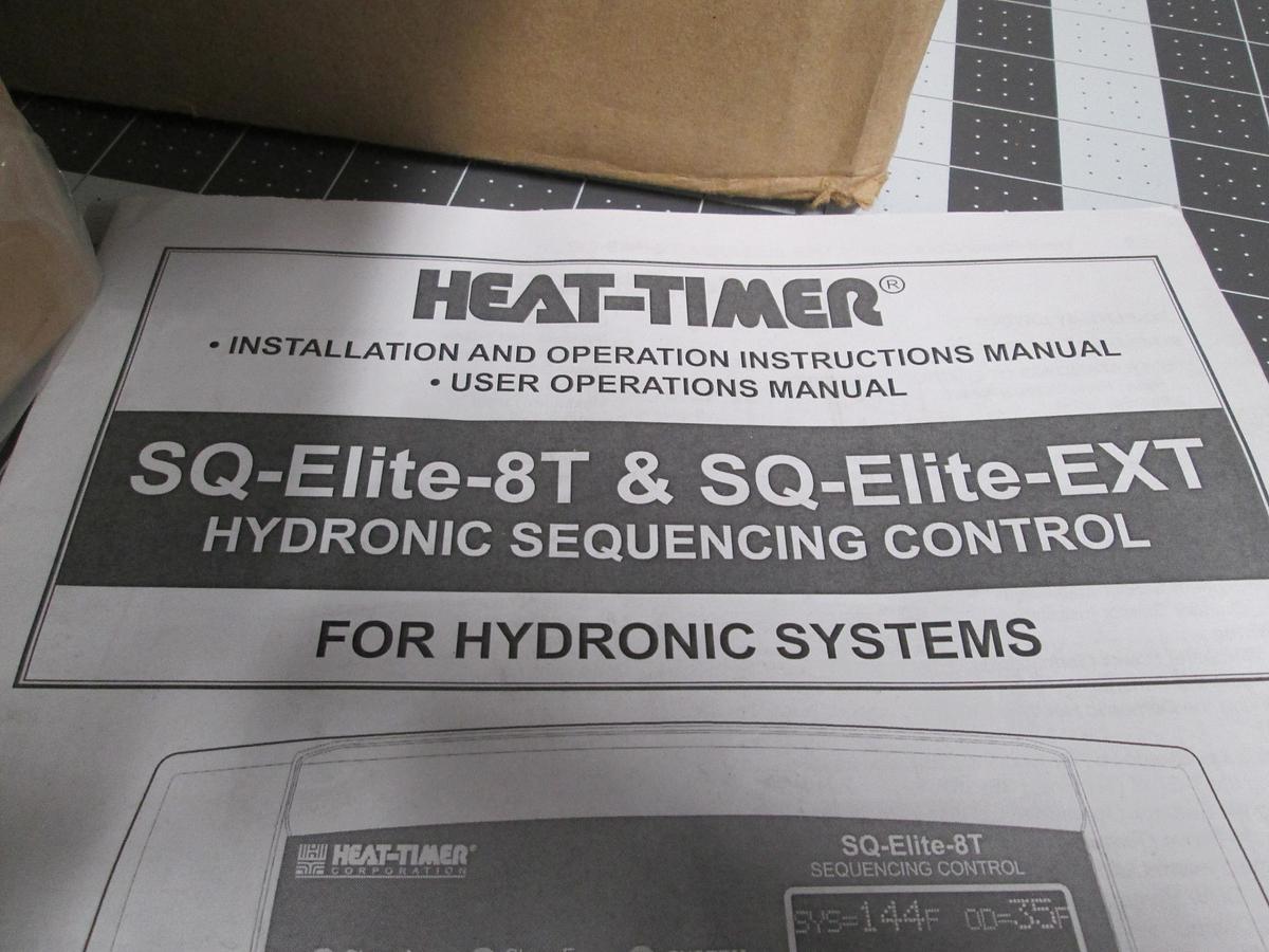 Heat-Timer, SQ-Elite-8T, 926730-00, 8-Stage Hydronic Boiler Control NIB