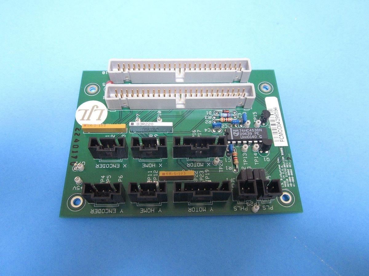 LJL BioSystems Motor Distribution Board 40-000-0082 Rev C, 41-000-0082 Rev D