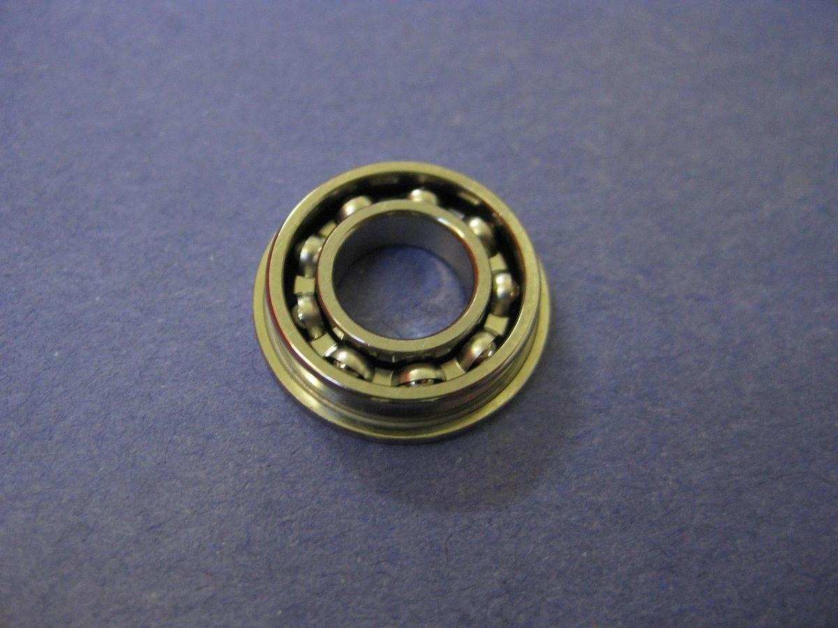 RMB ULK 816X-A7 Flanged Single Row Ball Bearing 16mm OD x 8mm Bore, Lot of 9