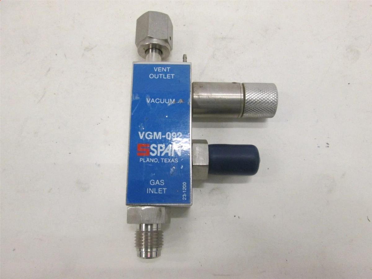 Used Span, VGM-092, Vacuum Valve, Used