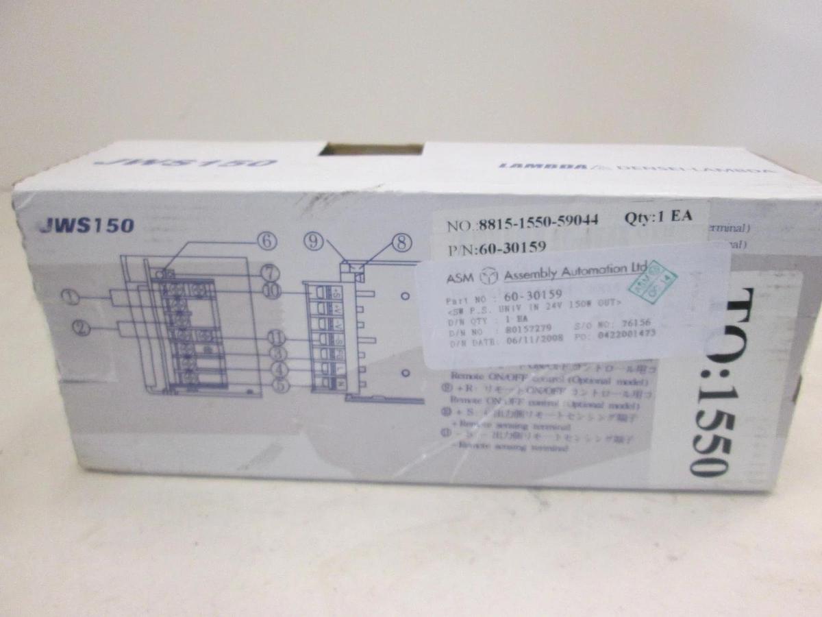 Lambda, JWS150-24 Power Supply, 100-240VAC-2.1A, 50/60Hz, New