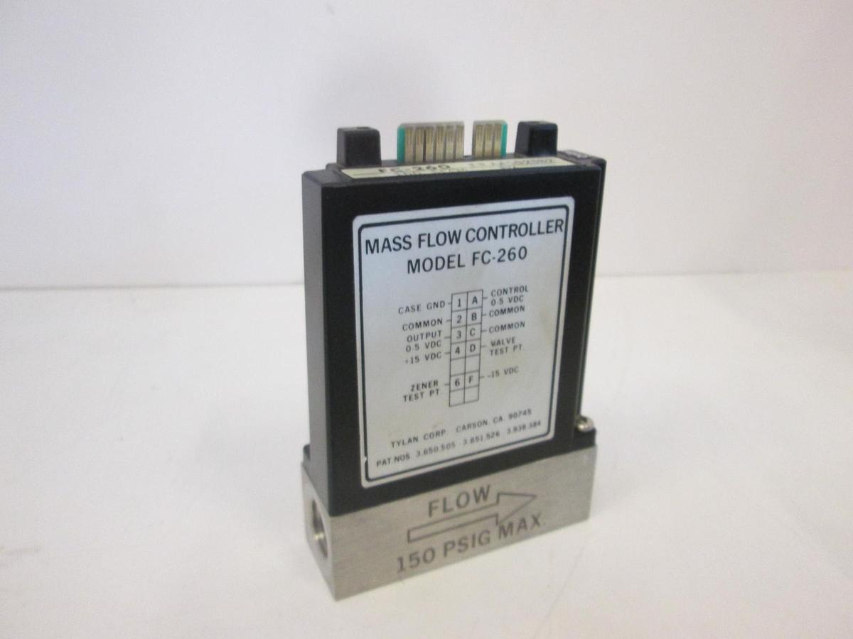 Used Tylan, FC-260, Mass Flow Controller, N2, 100 SCCM, Used