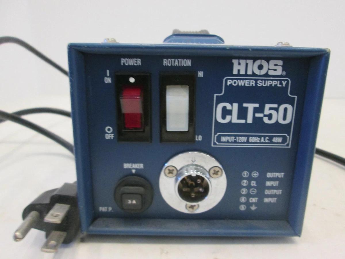 Used HIOS, CLT-50 Power Supply, Input- 120V, 60Hz A.C. 48W, Used