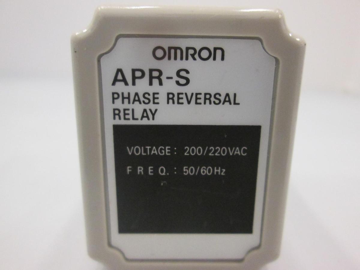 Used Omron, APR-S, Phase Reversal Relay, 200/220 VAC, Used