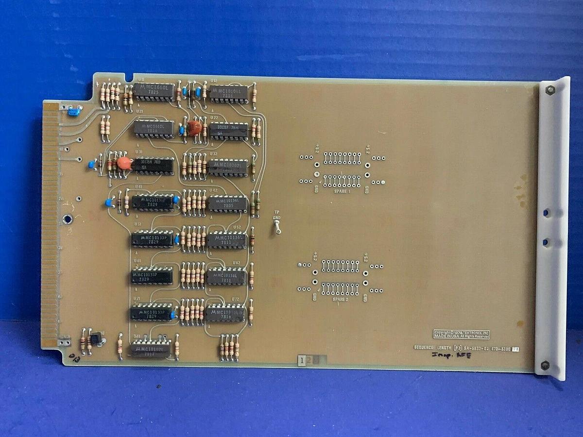 Used Tektronix 670-5390-01 Sequence Length PCB, Used
