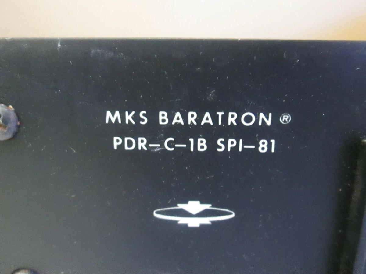 Used MKS PDR-C-1B Pressure Digital Readout PDR-C-1B, SPI-81, Used