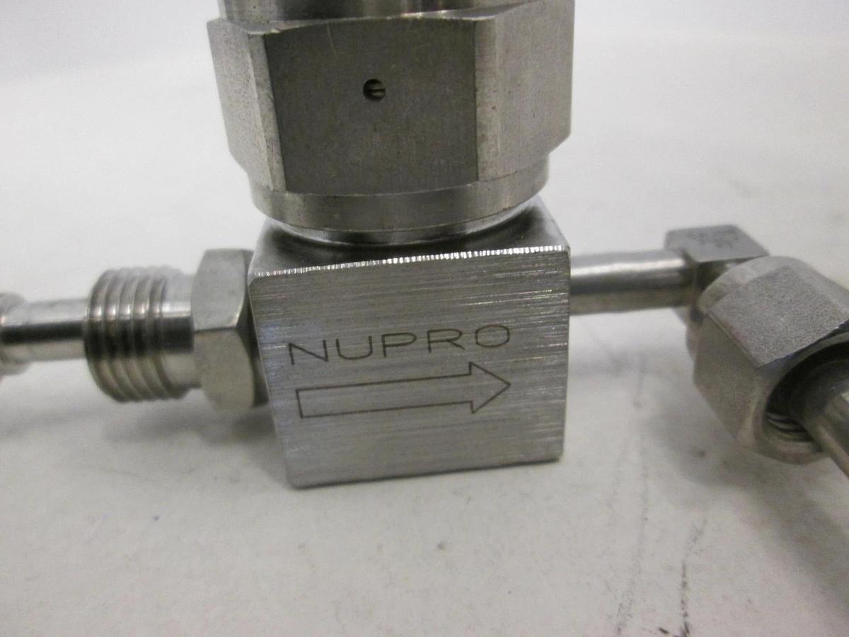 Used Nupro, High Purity Pressure Valve, 6LV-DLBW4-P7, Used