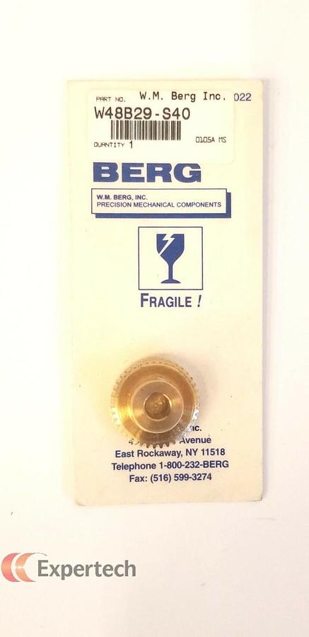 Used WM Berg W48B29-S40, Aluminum Timing Pulley, NIP