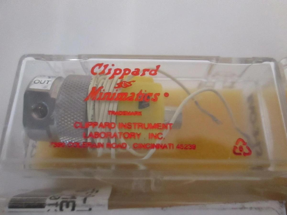 Clippard, 3 Way Valve, 12 VDC, C1-8-3-1, New, Lot of 6