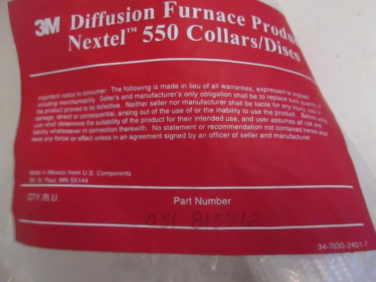 3M Diffusion Furnace Products, Nextel 550 Collar, 031-815712, 1" X 11" X 12"