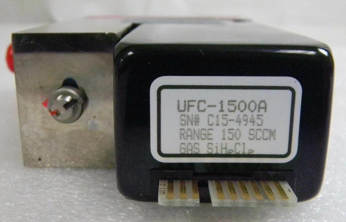 Used Unit UFC-1500A, Mass Flow Controller, Gas- SiH2Cl2, Range- 150 SCCM, 1/4" M I/O