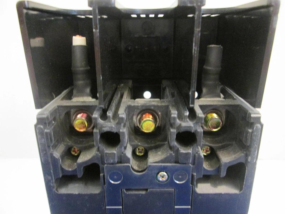 Used Mitsubishi Circuit Breaker NV100-SF 50A, 30mA, 3 Pole, 100-200-415 VAC, Used