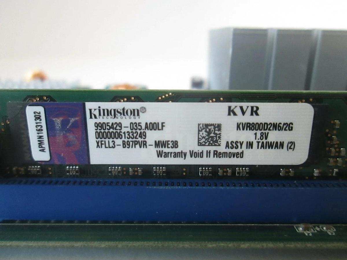 Used PCB Board C2709602 w/ Kingston KVR800D2N6/2G Assy, Used
