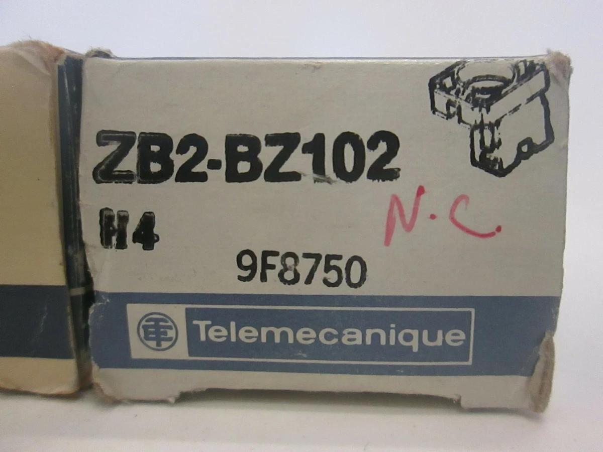 Telemecanique, Contact Block, ZB2-BZ102, New, Lot of 2