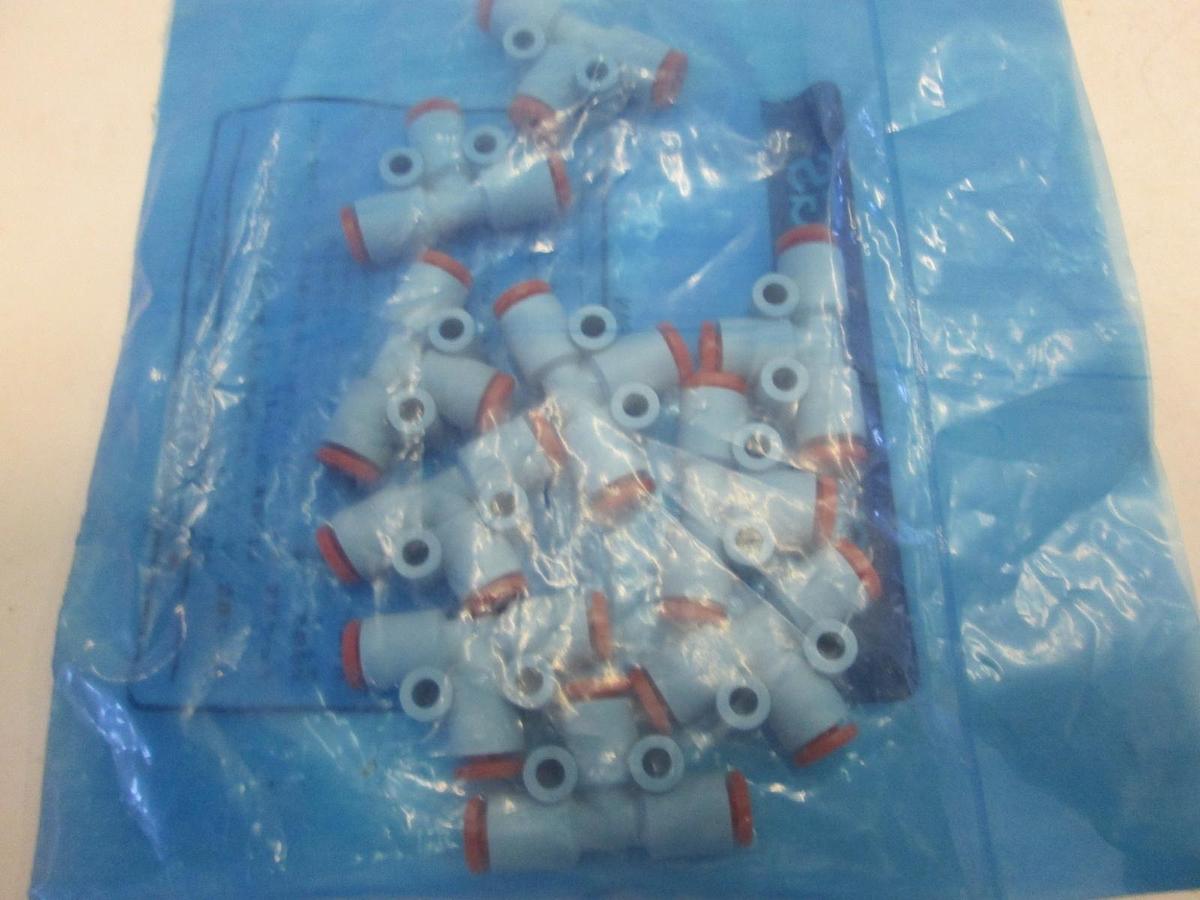 SMC, One Touch Miniature Union Tee, KJT01-00, New, Lot of 10