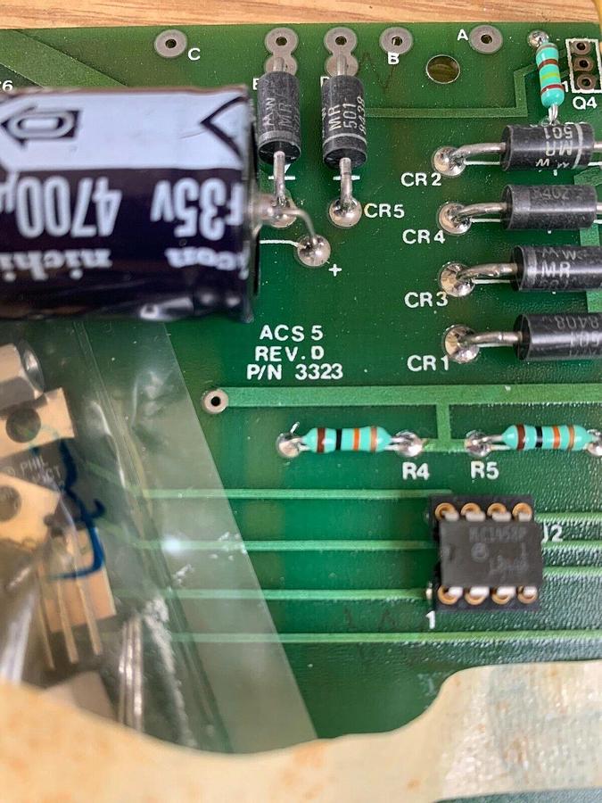 Used ACS 5 Power Supply PCB P/N 3323 / 3458