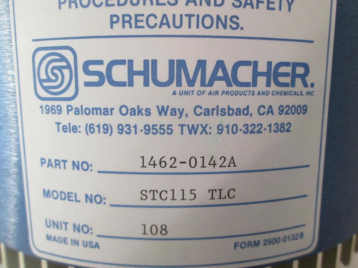 Used Schumacher, STC115 TLC, High Temperature Controller, Used