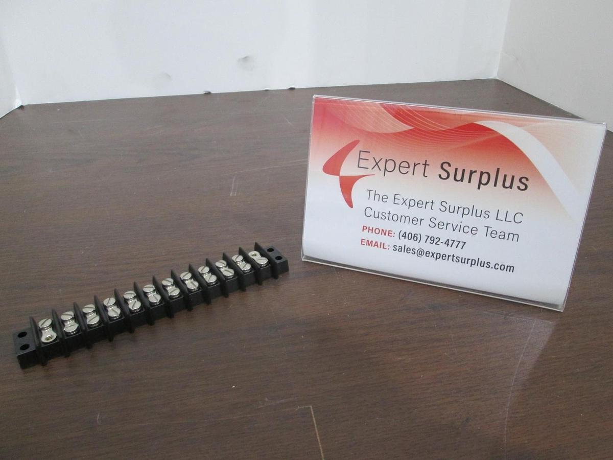 Used Cinch, 12 Position Terminal Block, Used