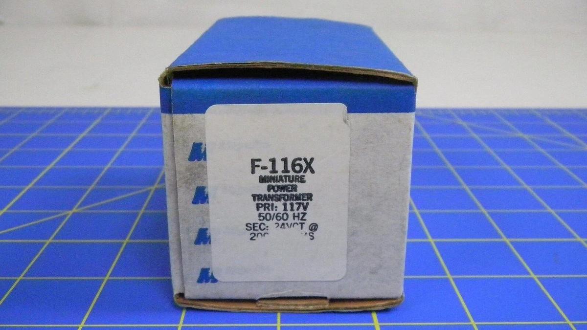 Lot of 7 - Magnetek F-116X Miniature Power Transformer, 117V, 50/60Hz, NIB