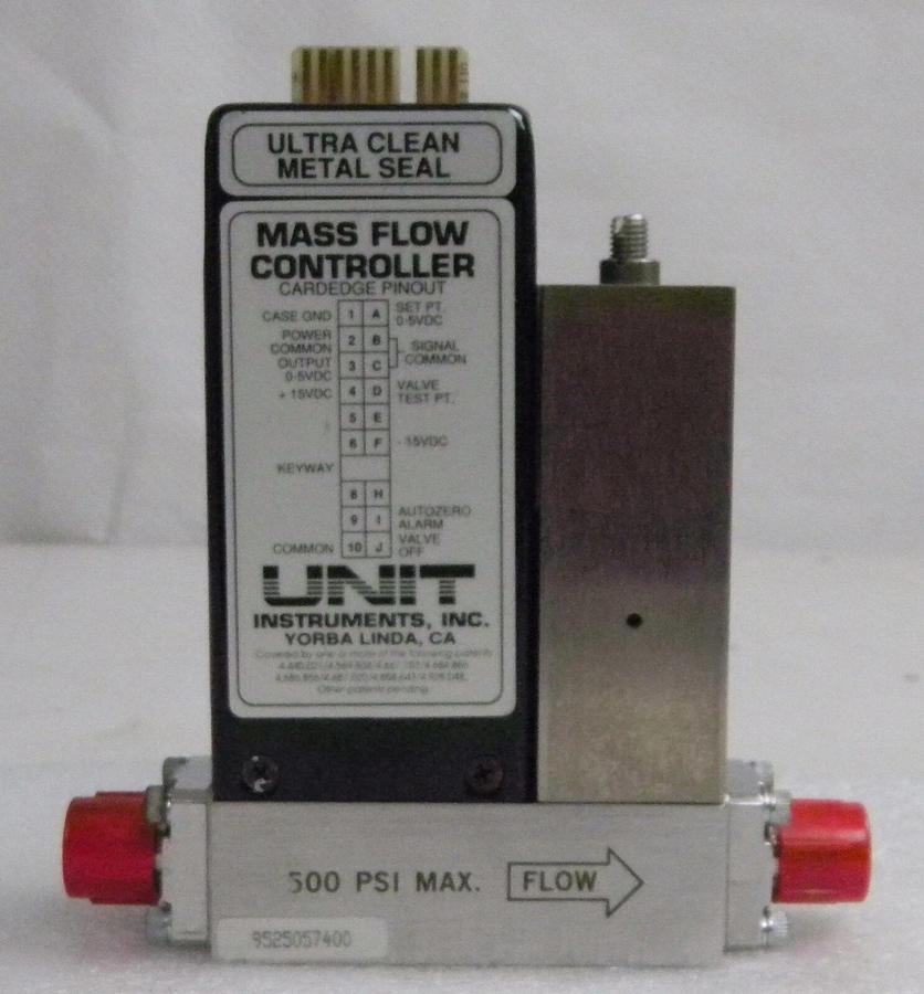 Used Unit UFC-1260A, Mass Flow Controller, Gas- N2, Range- 1 SLM, 1/4" M I/O VCR