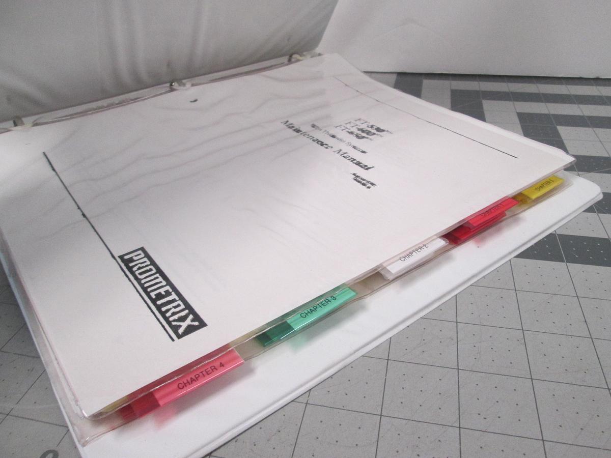 Used Tencore, Prometrix, FT-530/600/650 Film Thickness Systems, Maintenance Manual, 04-0056,Used